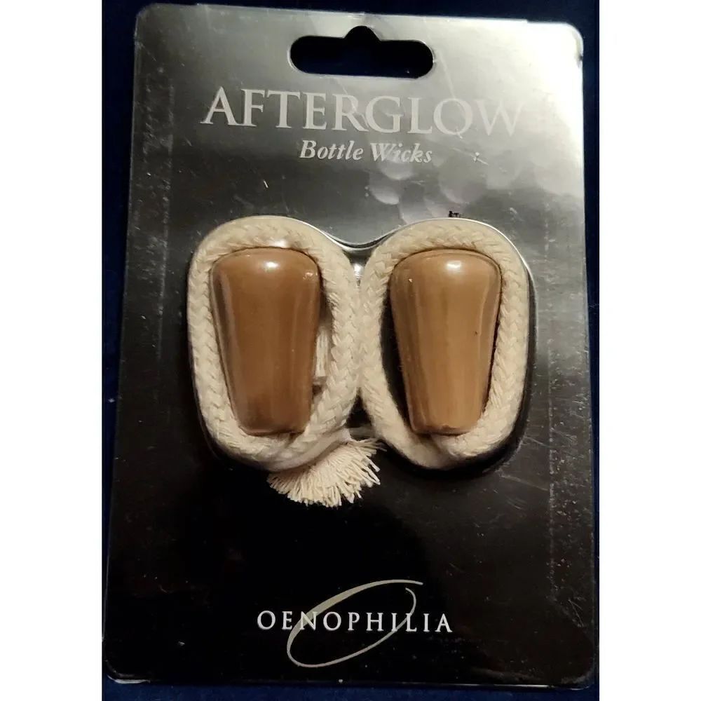 Oenophilia Afterglow Wine Bottle Wicks ceramic Convert Bottle into a Candle New